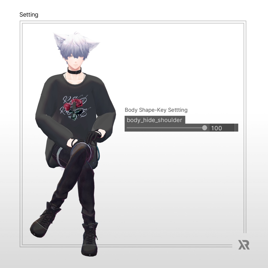 【3Dモデル】Rose Long Sleeve