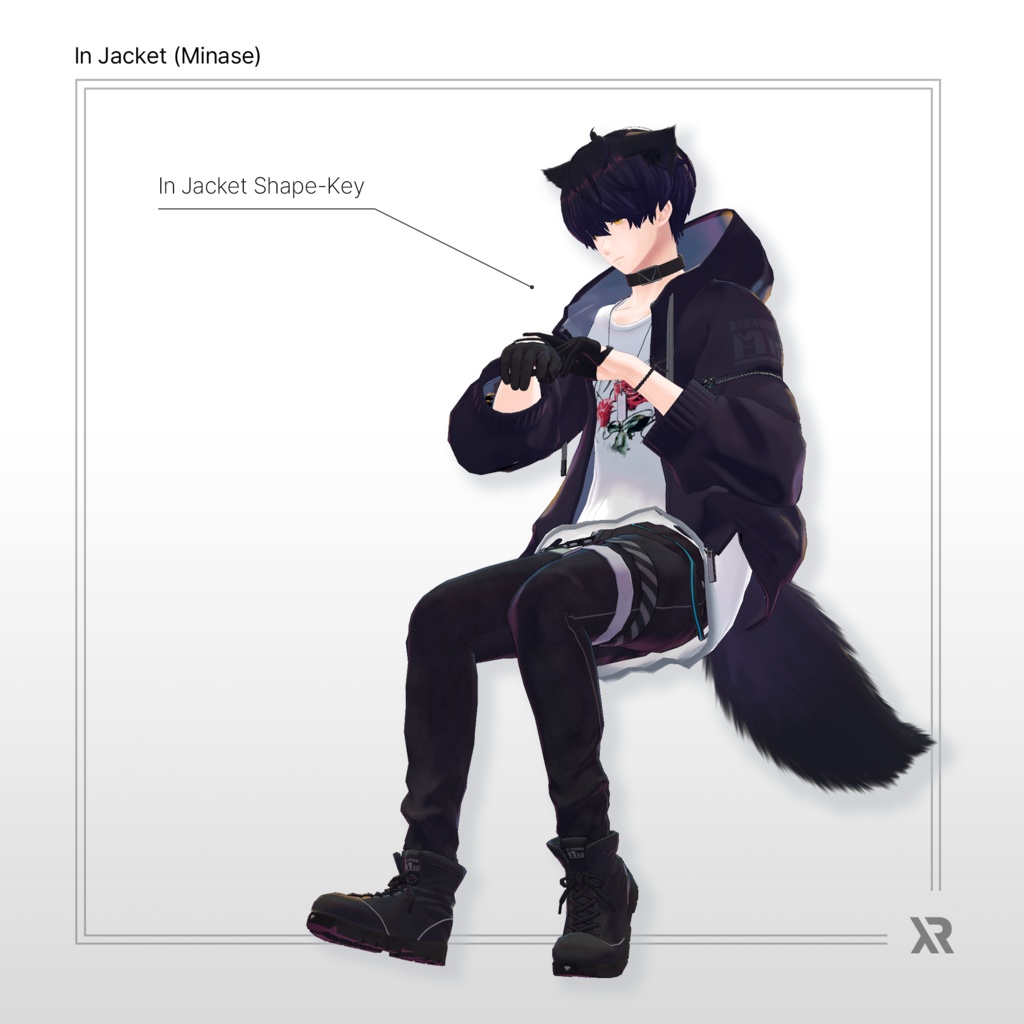 【3Dモデル】Rose Long Sleeve