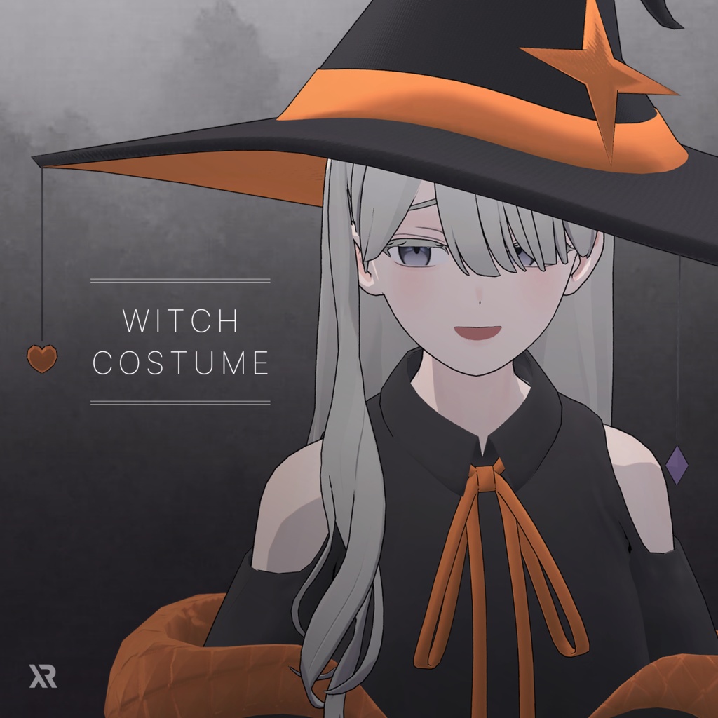【3Dモデル】Witch Costume for grus