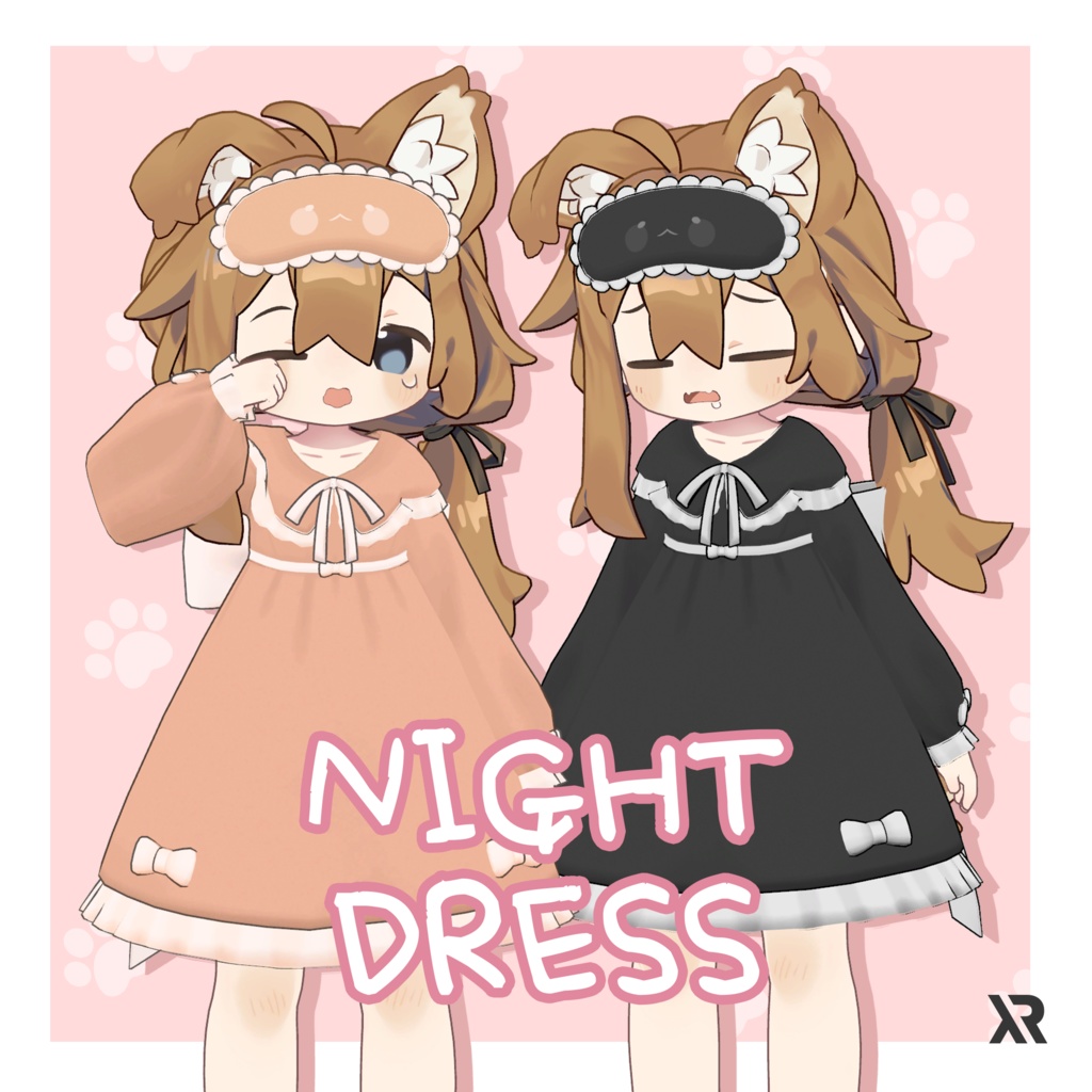 【3Dモデル】Night Dress / まめひなた用 Mamehinata