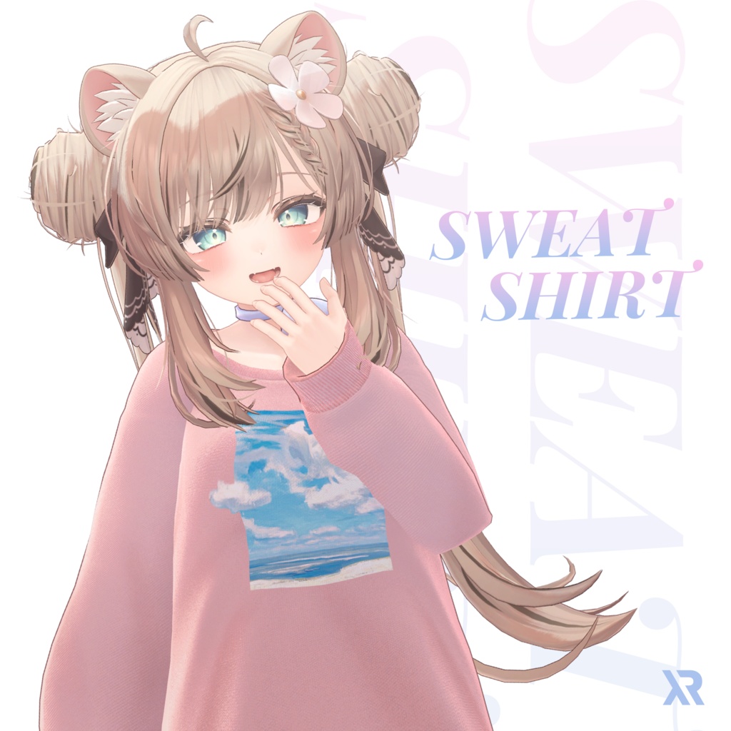 【3Dモデル】Sweatshirt / 8 Avatar