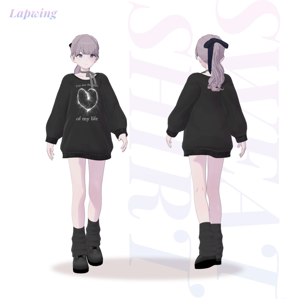 【3Dモデル】Sweatshirt / 8 Avatar