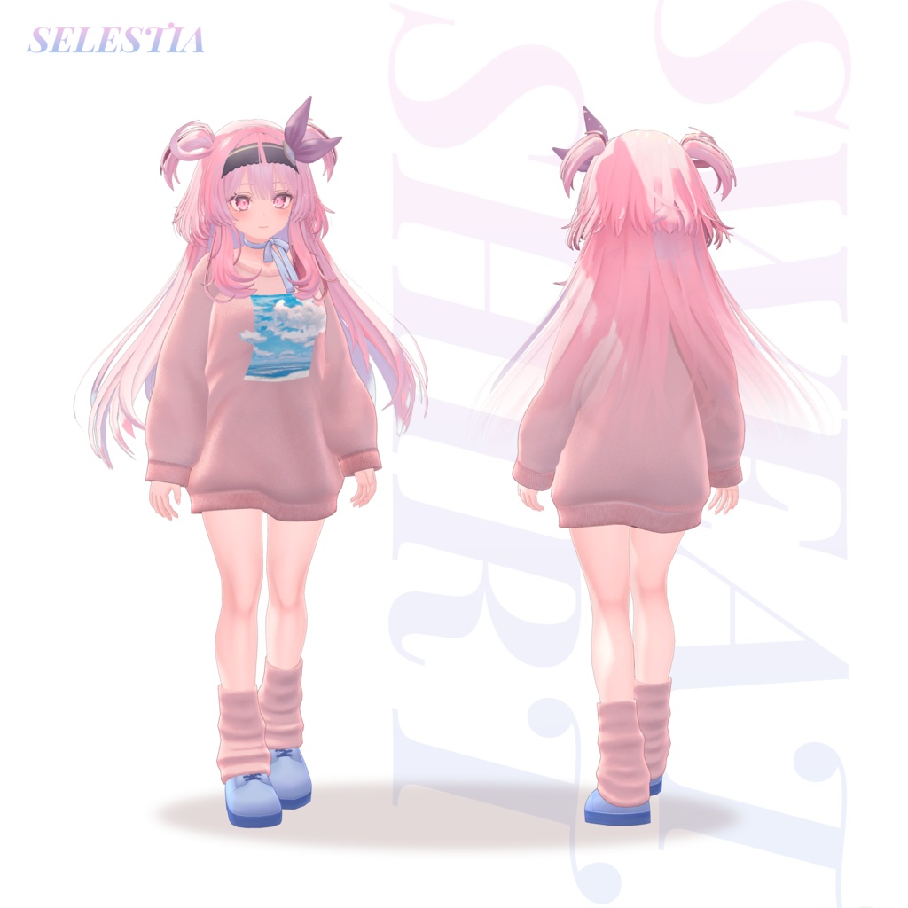 【3Dモデル】Sweatshirt / 8 Avatar