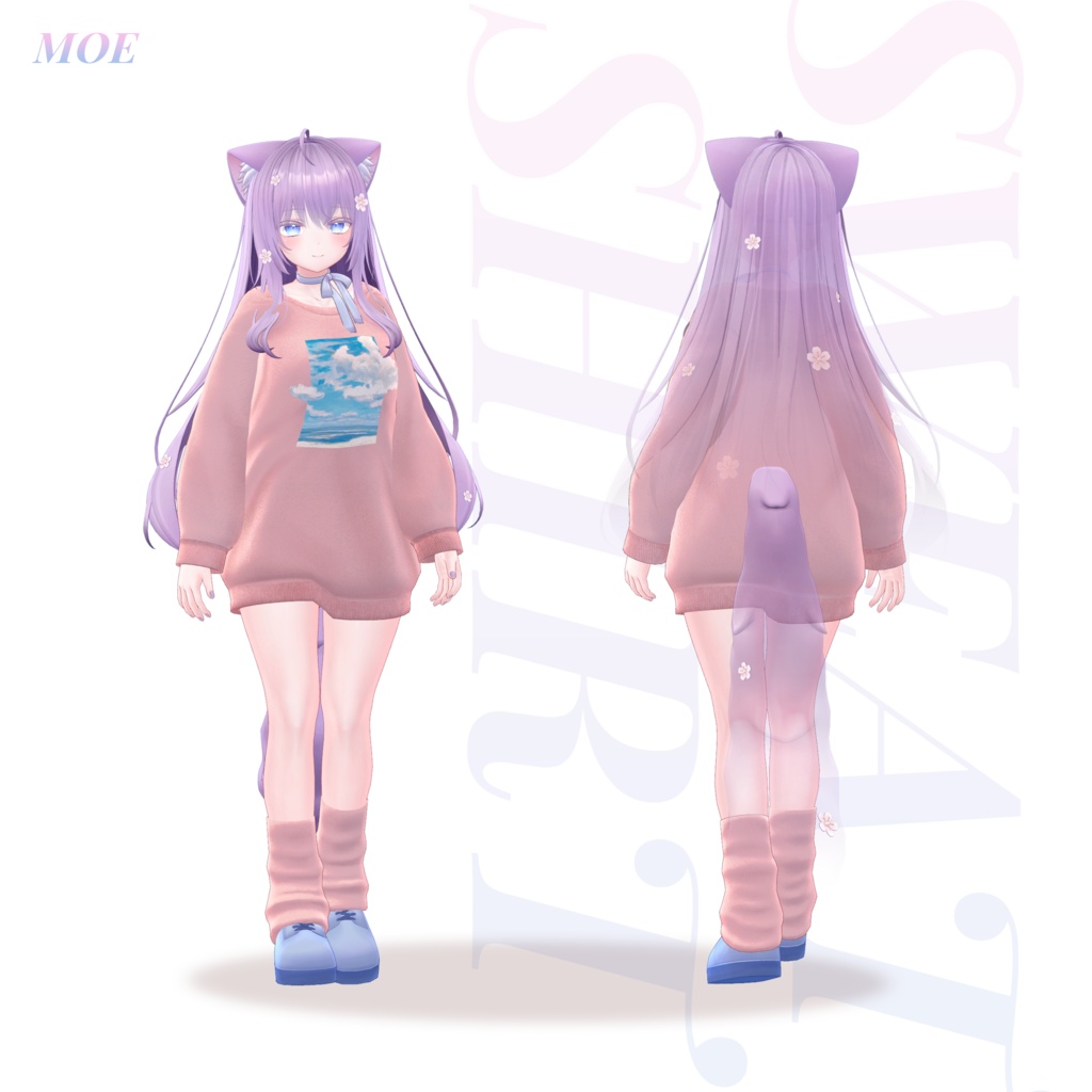 【3Dモデル】Sweatshirt / 8 Avatar