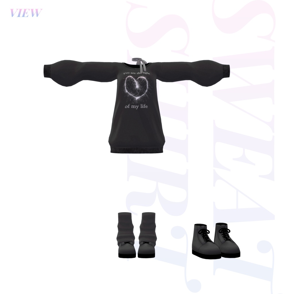 【3Dモデル】Sweatshirt / 8 Avatar