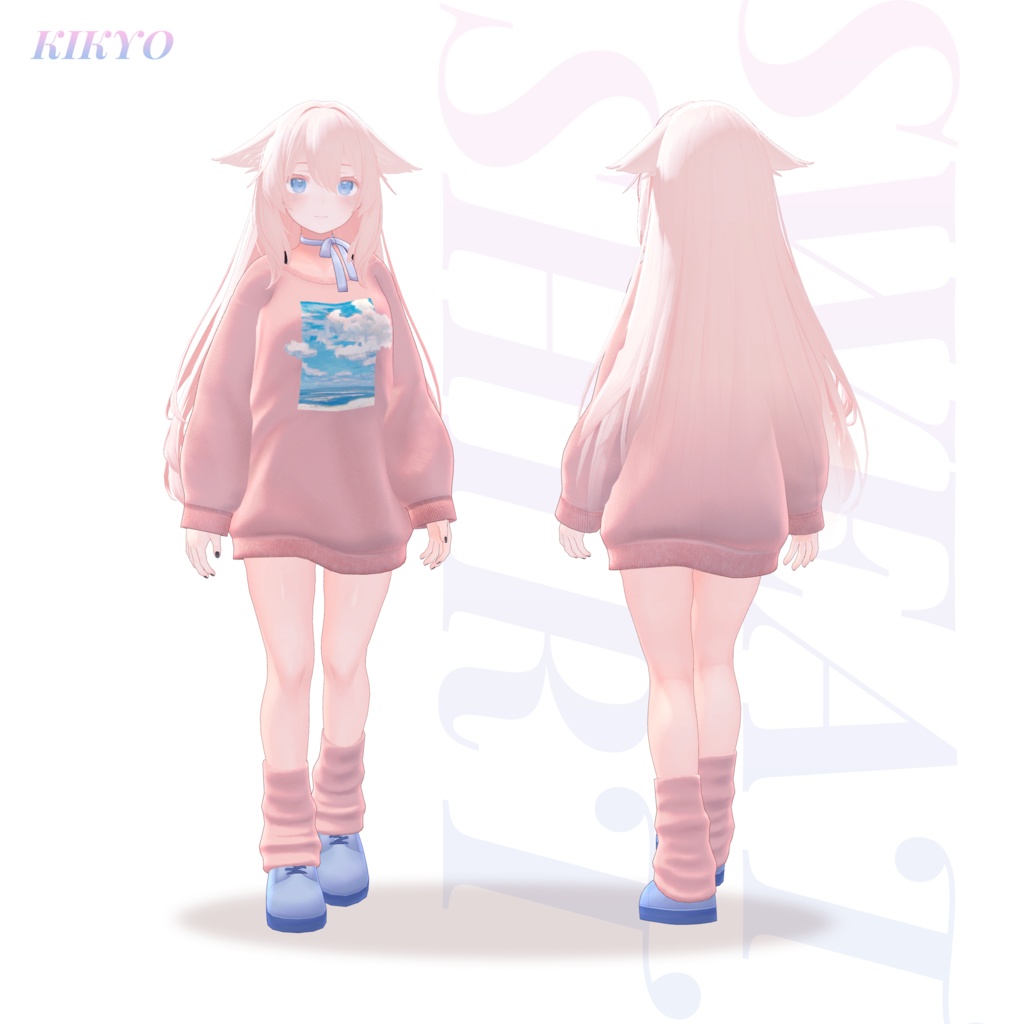 【3Dモデル】Sweatshirt / 8 Avatar