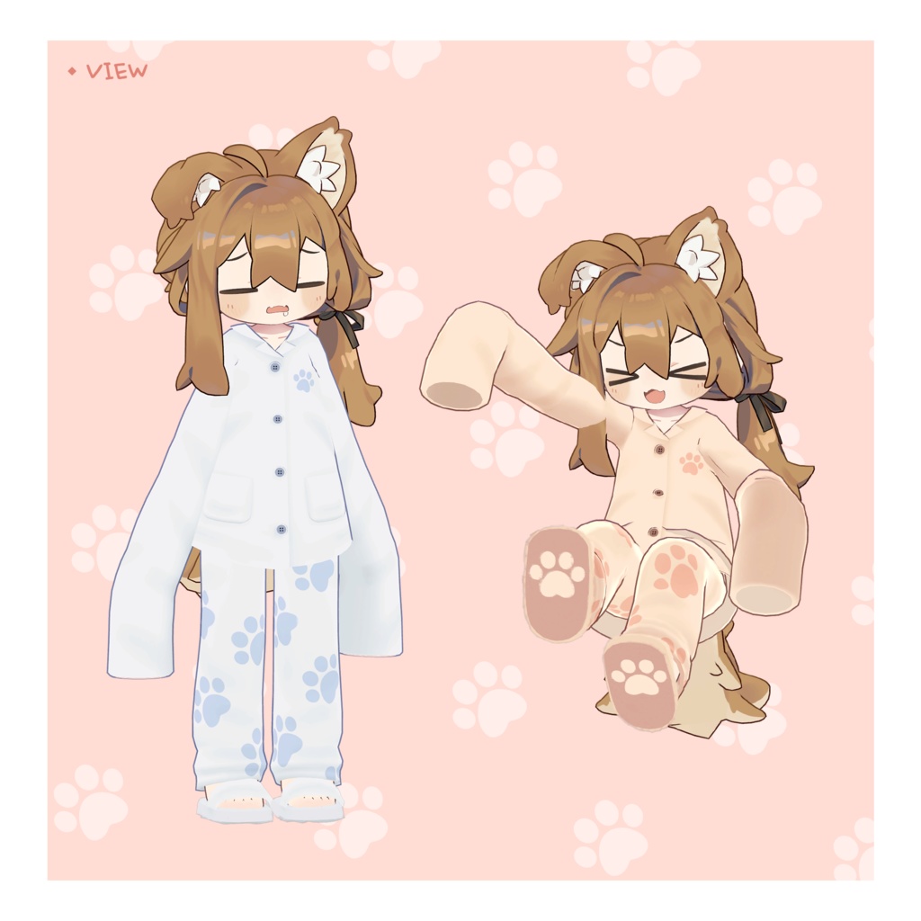 【3Dモデル】Pajama / まめひなた用 Mamehinata