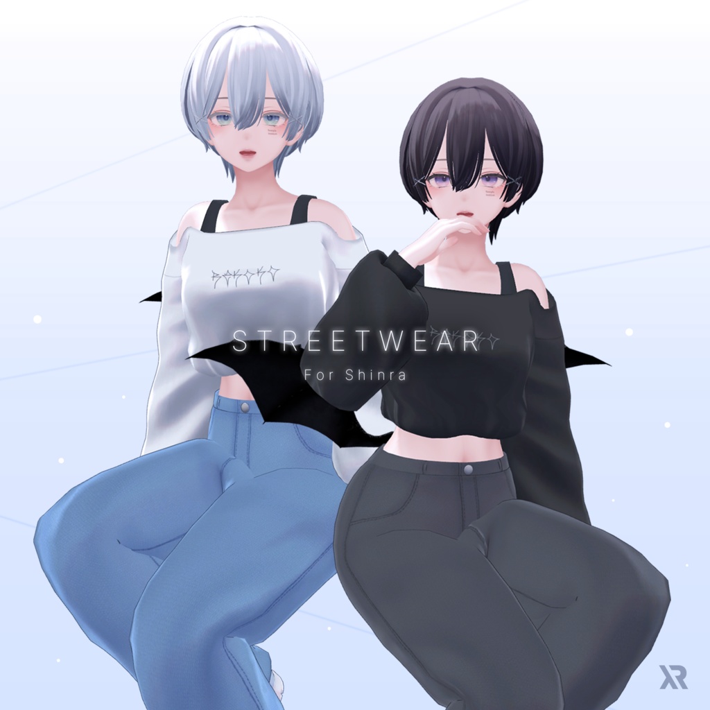 【3Dモデル】Streetwear For Shinra&Dami