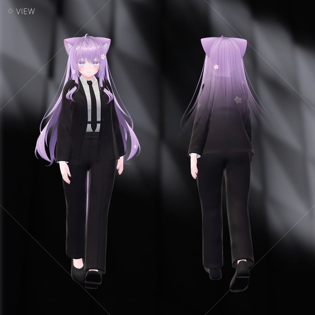 【3Dモデル】Secret Agent Suit For Moe/萌