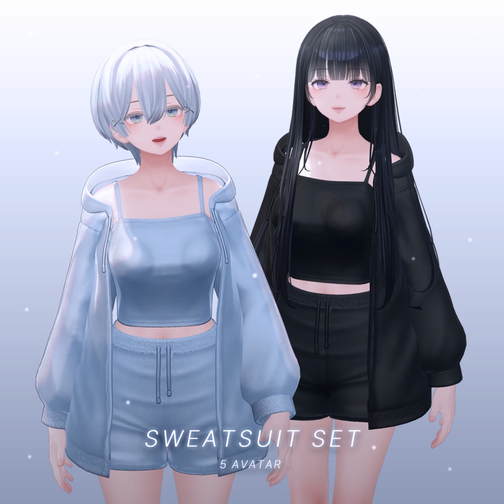 【3Dモデル】Sweatsuit Set_5 Avatar