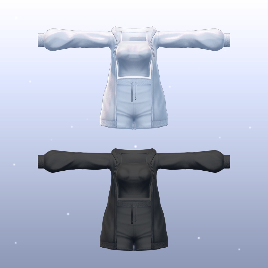 【3Dモデル】Sweatsuit Set_5 Avatar