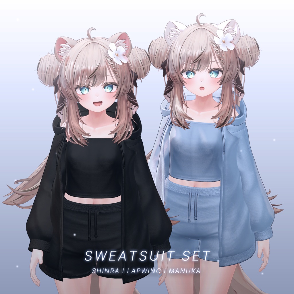 【3Dモデル】Sweatsuit Set_4 Avatar