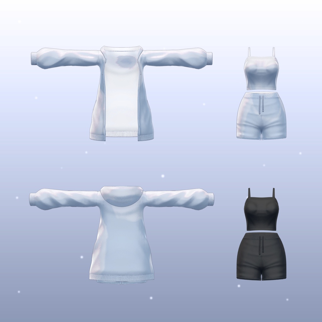 【3Dモデル】Sweatsuit Set_5 Avatar