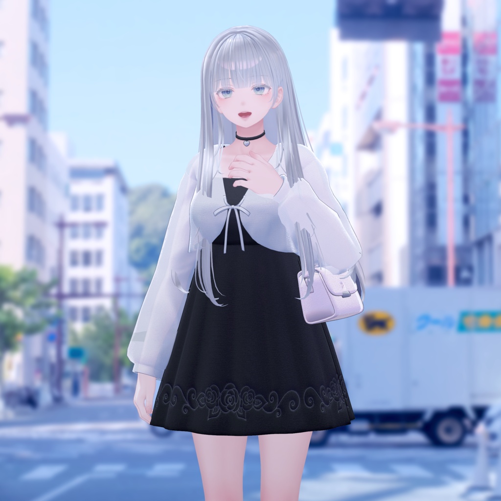【3Dモデル】Summer Dress / 3 Avatar