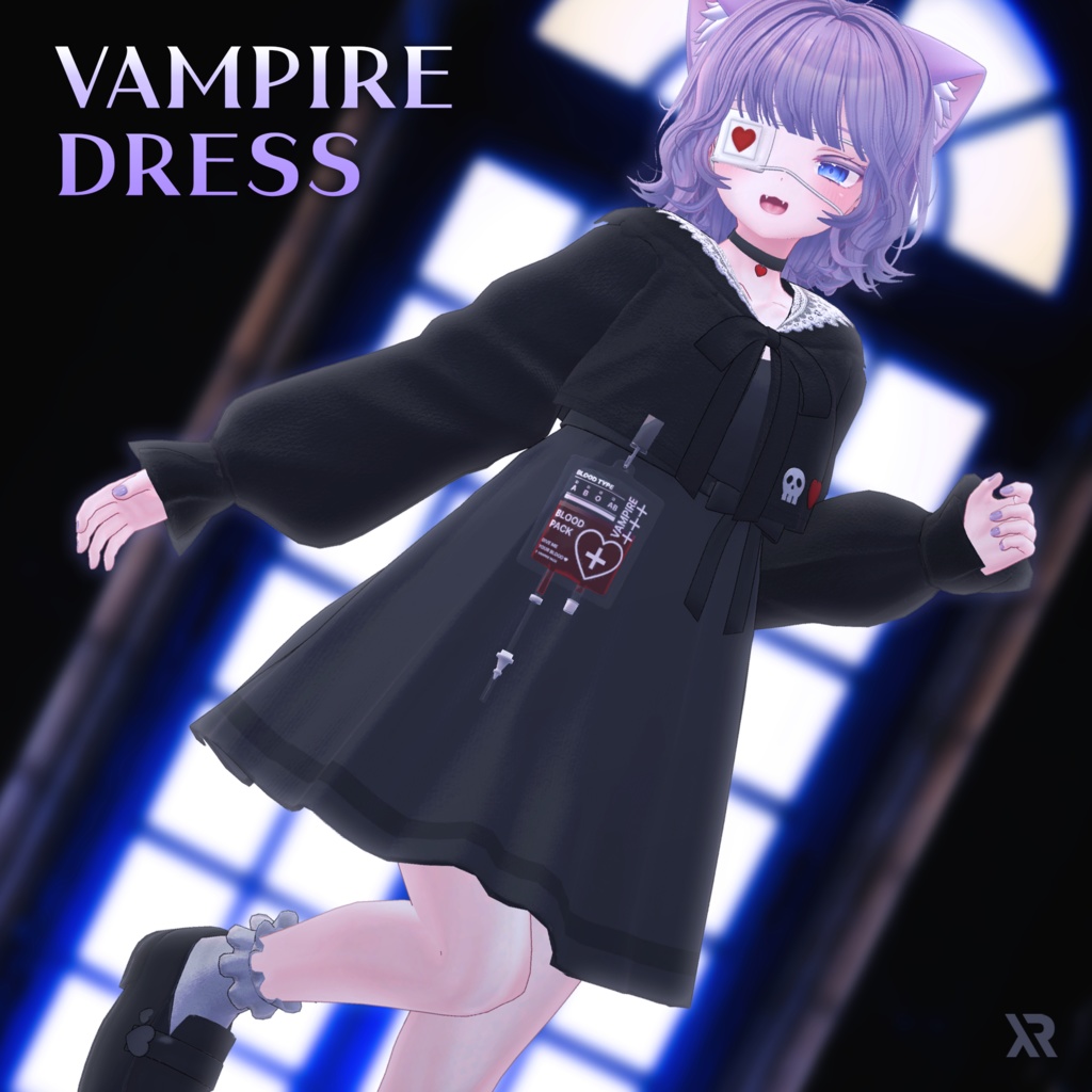 【3Dモデル】Vampire Dress_Moe&Lime