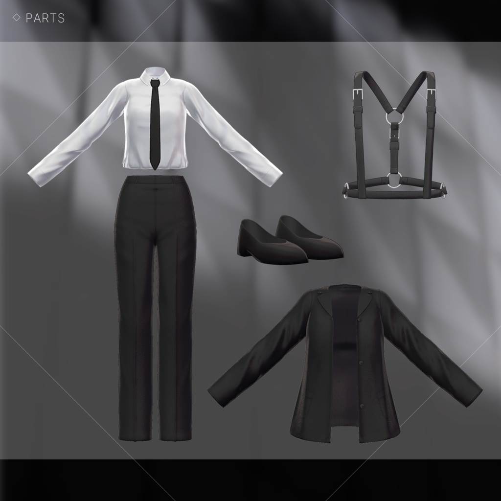 【3Dモデル】Secret Agent Suit For Lapwing