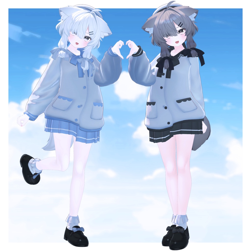 【3Dモデル】Sailor Cardigan_7 Avatar