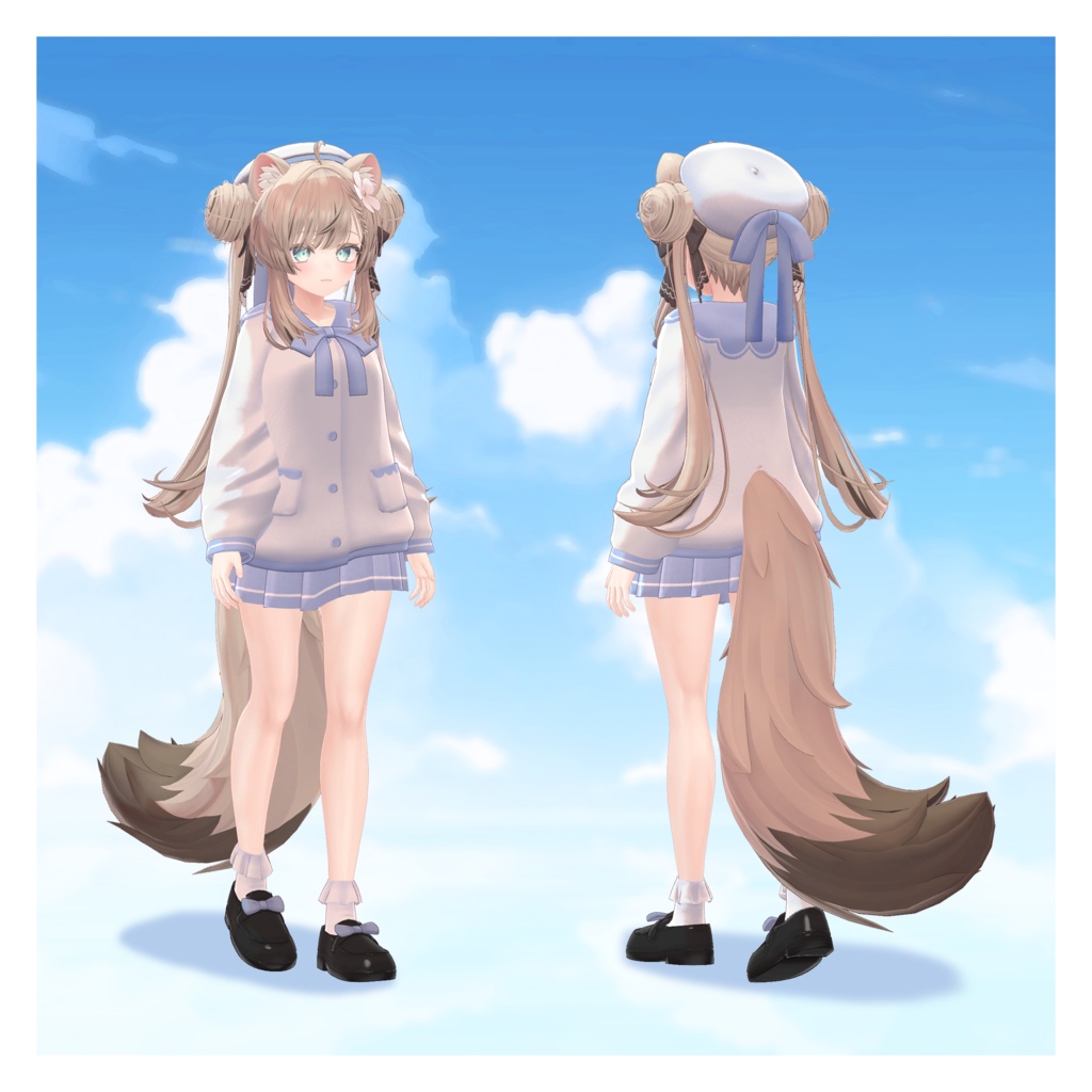 【3Dモデル】Sailor Cardigan_7 Avatar
