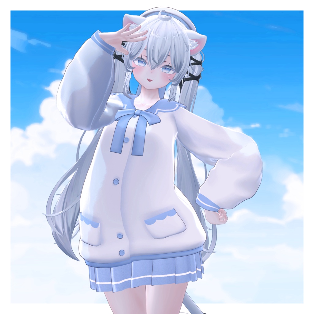 【3Dモデル】Sailor Cardigan_7 Avatar