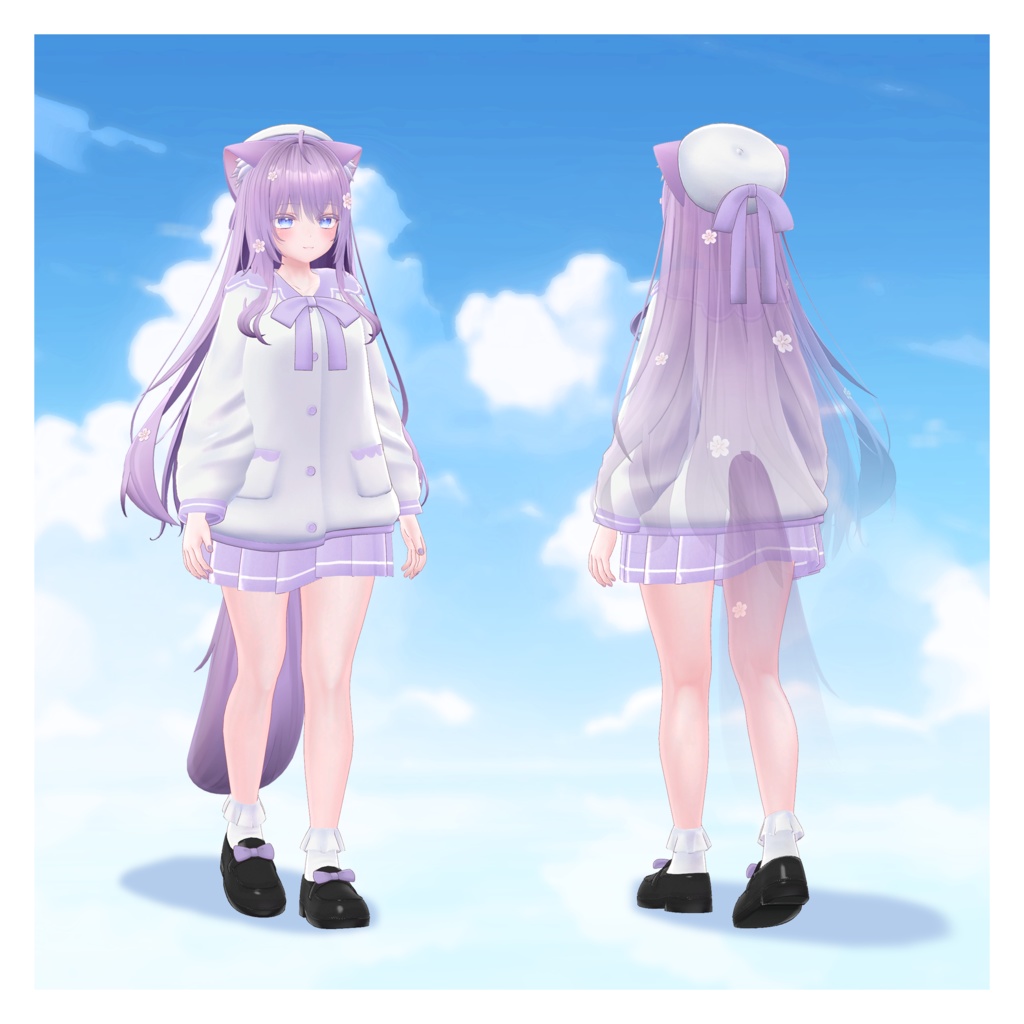 【3Dモデル】Sailor Cardigan_7 Avatar