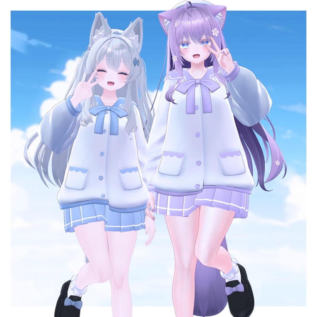 【3Dモデル】Sailor Cardigan_7 Avatar