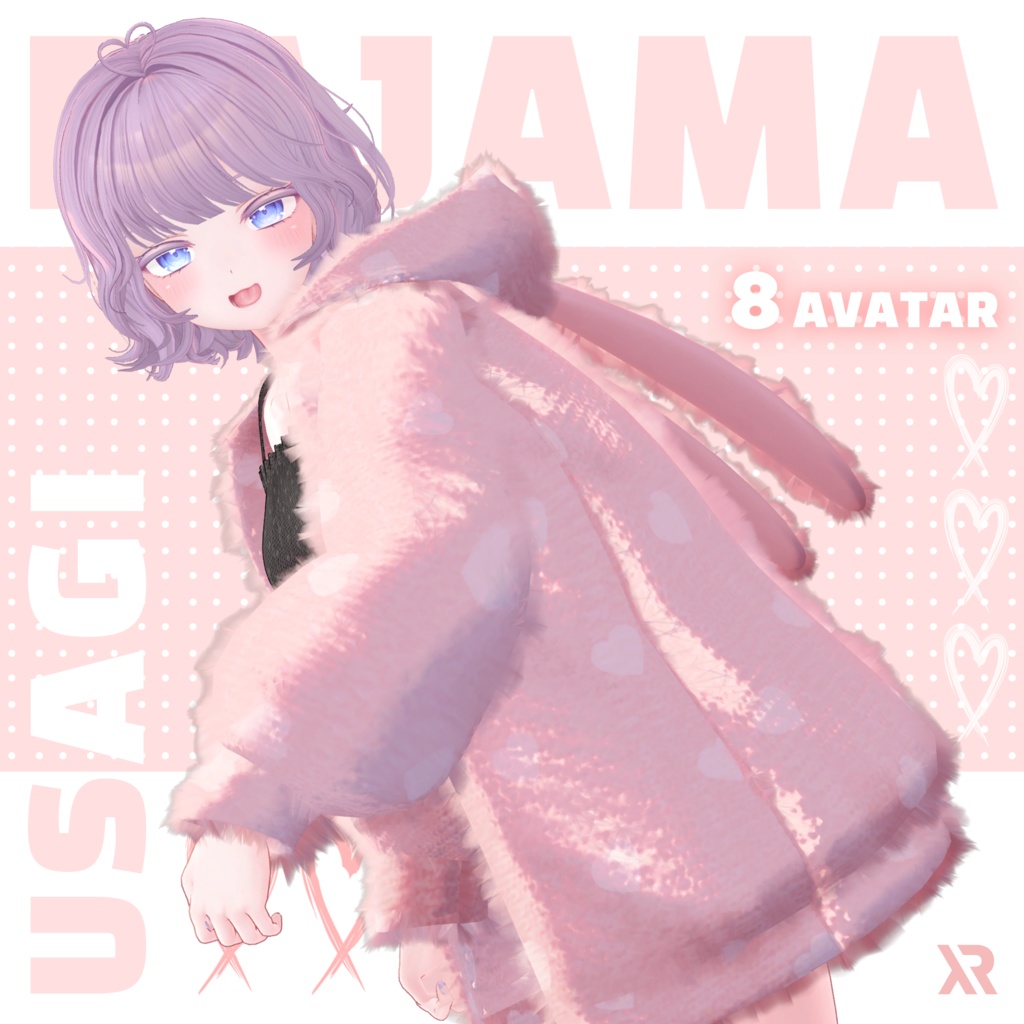 【3Dモデル】Usagi Pajama_8 Avatar