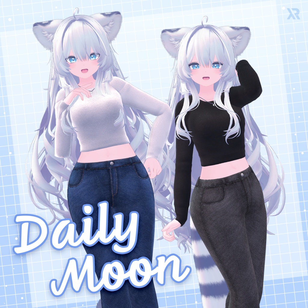 【3Dモデル】Daily Moon_4 Avatar