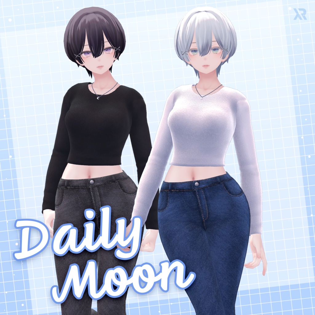 【3Dモデル】Daily Moon_4 Avatar