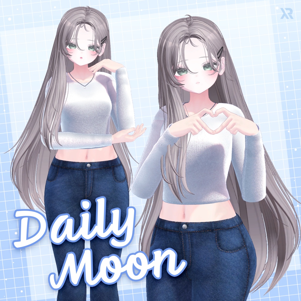 【3Dモデル】Daily Moon_4 Avatar