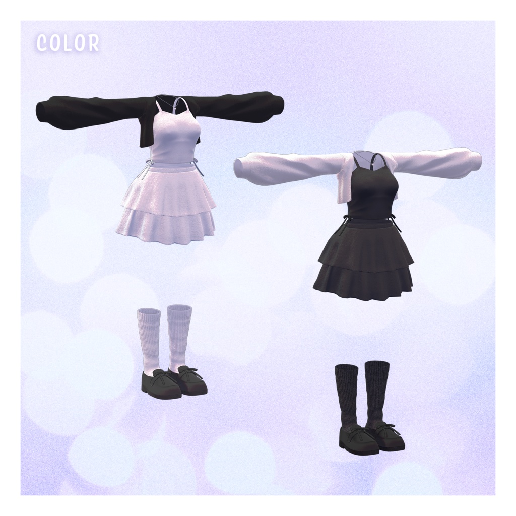 【3Dモデル】Balletcore Ribbon_3 Avatar