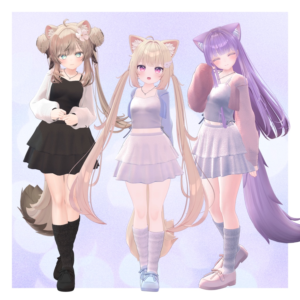 【3Dモデル】Balletcore Ribbon_3 Avatar