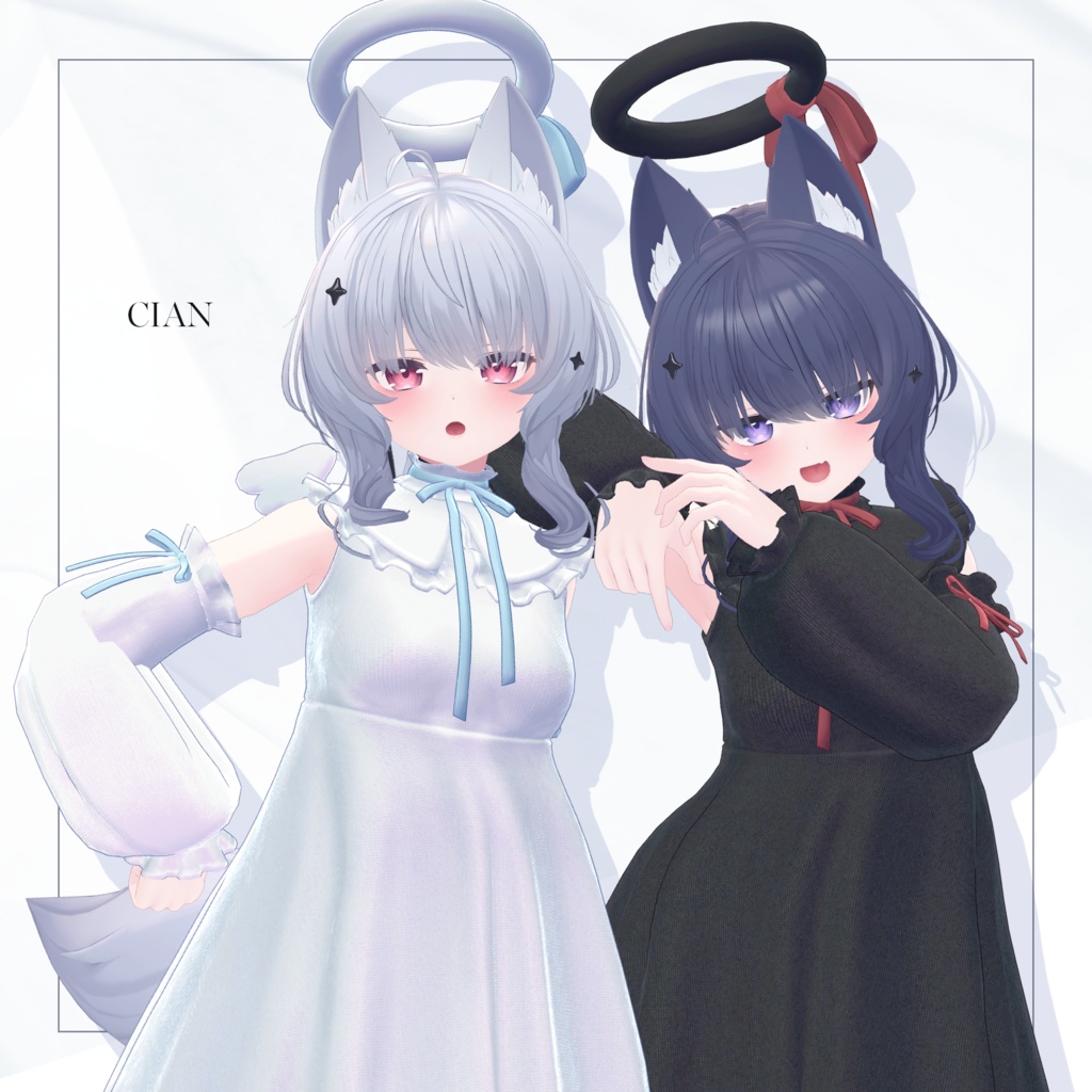 【3Dモデル】Angel Dress_4 Avatar