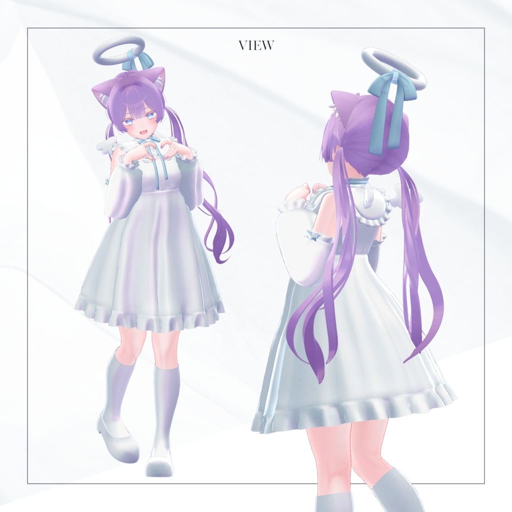 【3Dモデル】Angel Dress_4 Avatar