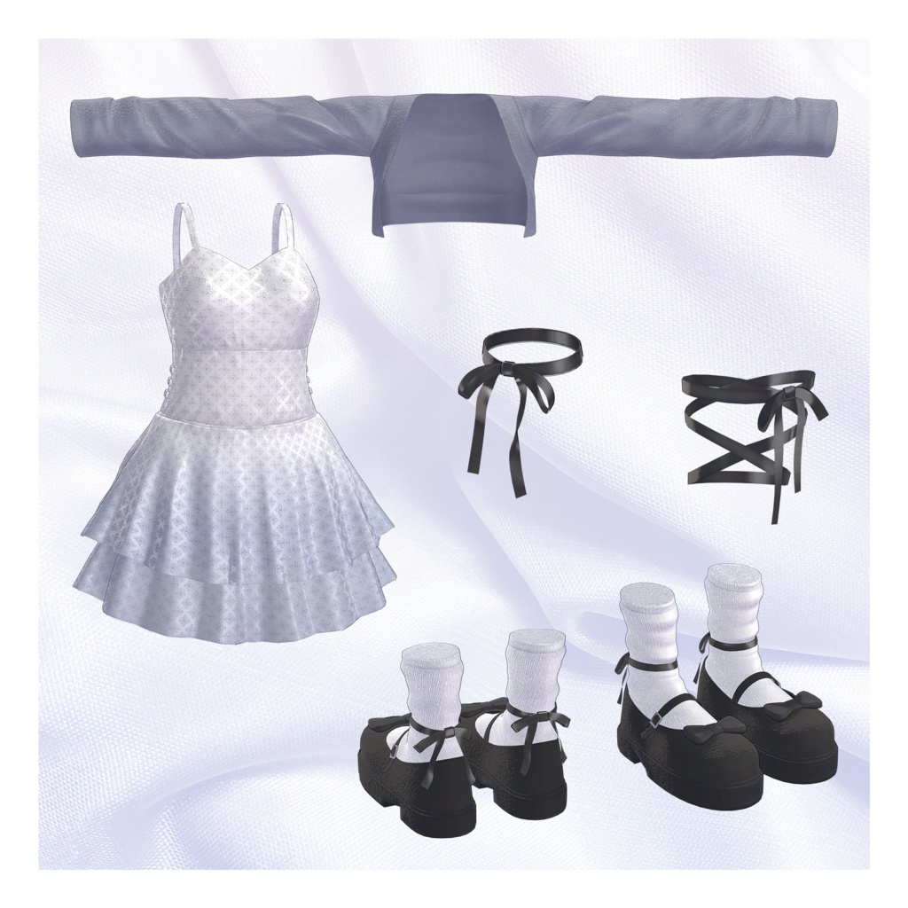 【3Dモデル】Lovely Bow_3 Avatar