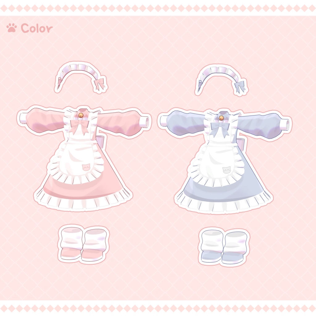 【3Dモデル】Sweet Maid / キプフェル用 Kipfel