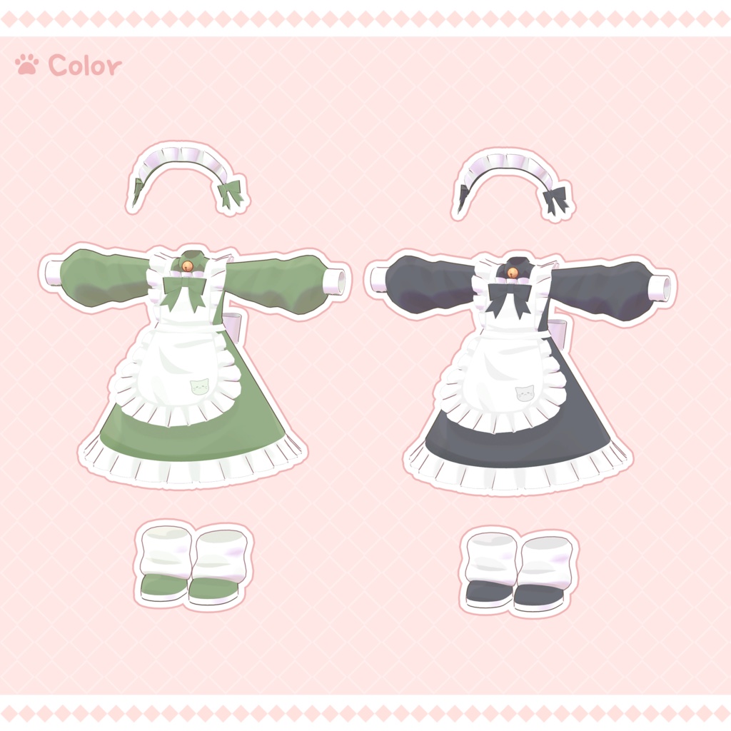 【3Dモデル】Sweet Maid / キプフェル用 Kipfel