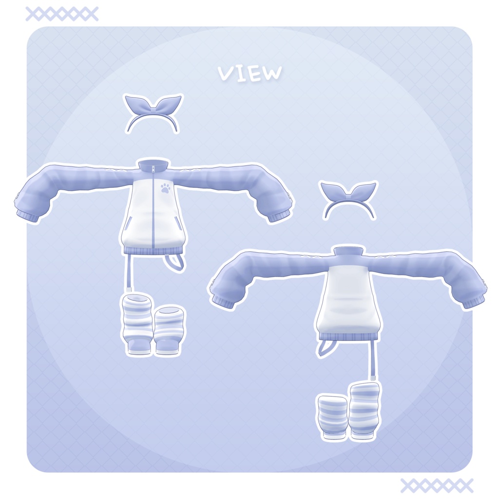 【3Dモデル】Ribbon Jersey / キプフェル&まめひなた