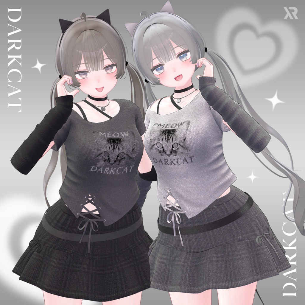 【3Dモデル】Dark Cat_4 Avatar