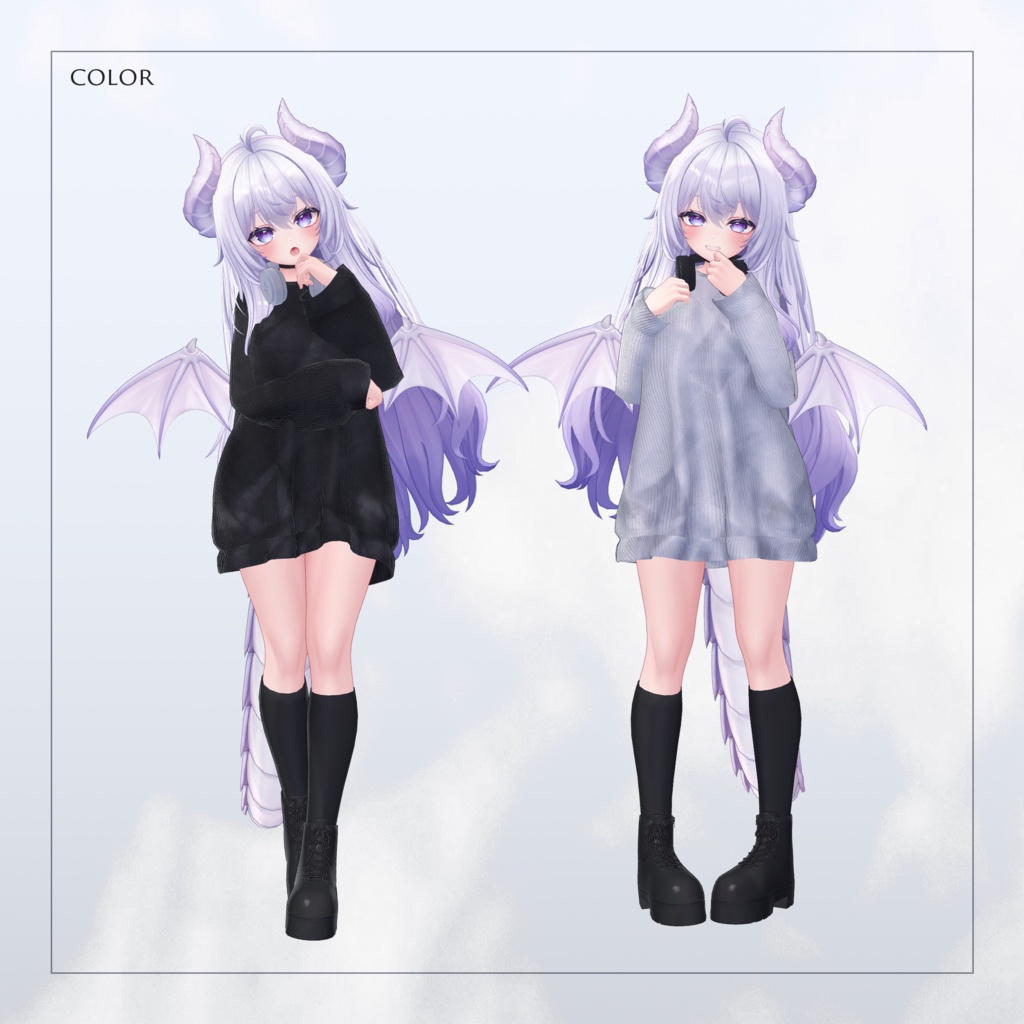 【3Dモデル】Comfy Sweater_Airi