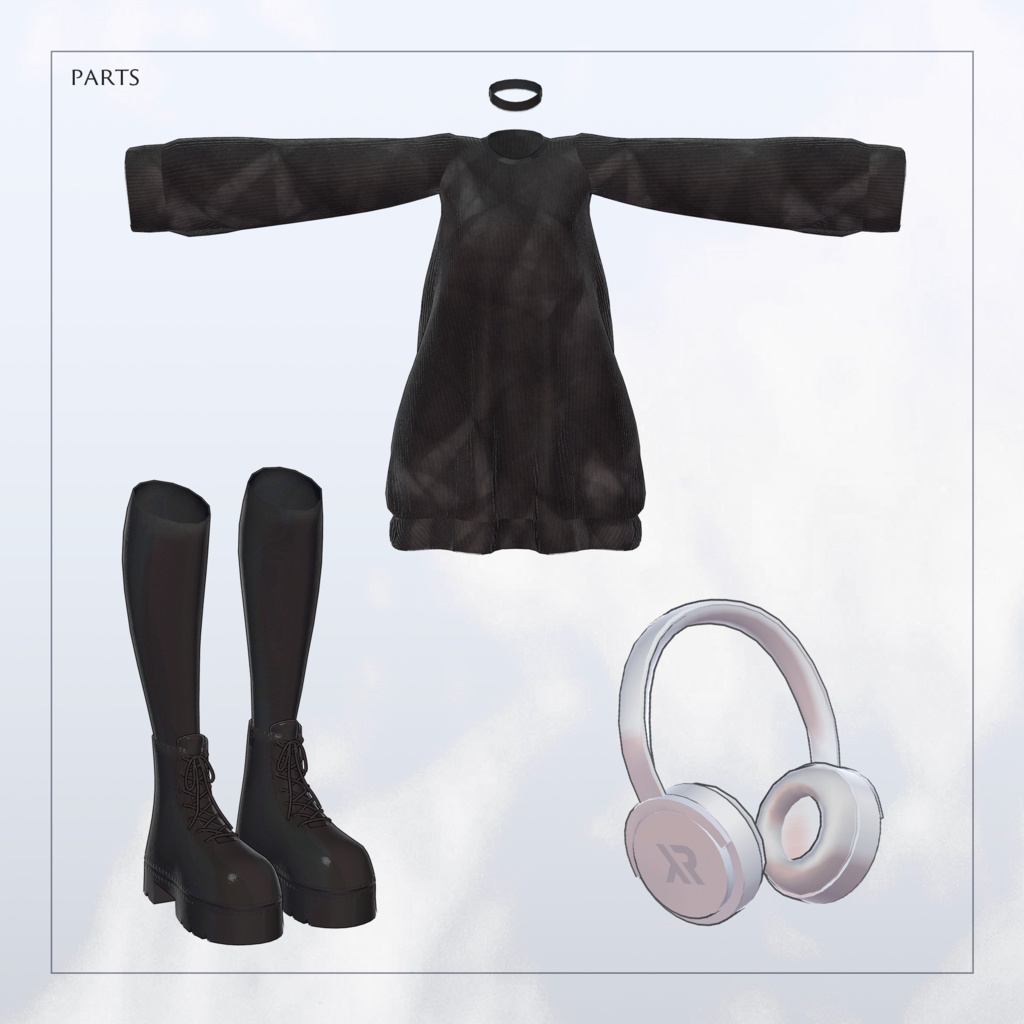 【3Dモデル】Comfy Sweater_Airi