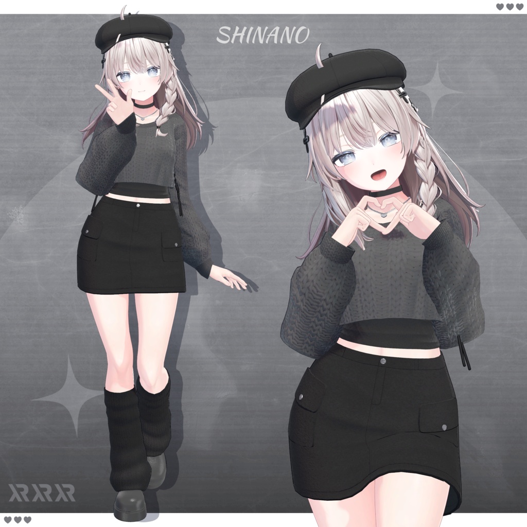 【3Dモデル】MonoCrop_6 Avatar