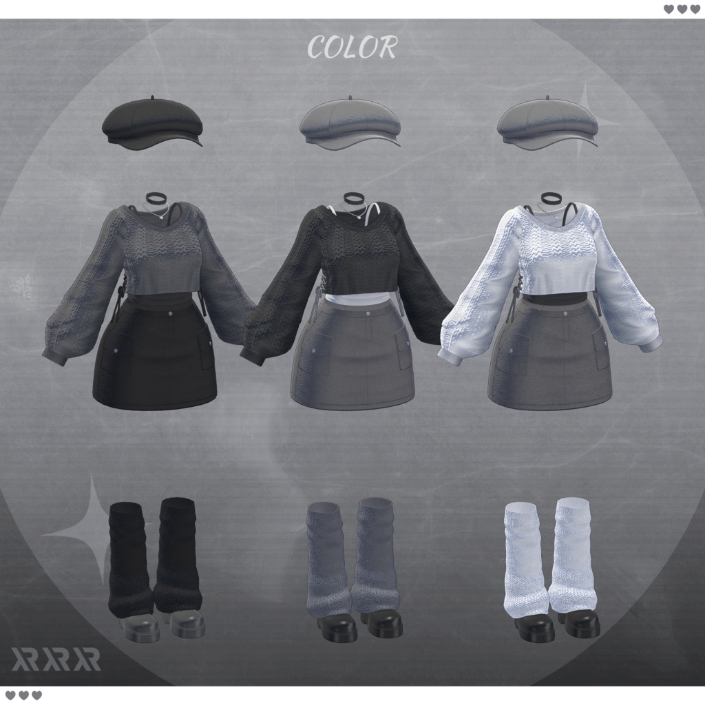 【3Dモデル】MonoCrop_6 Avatar