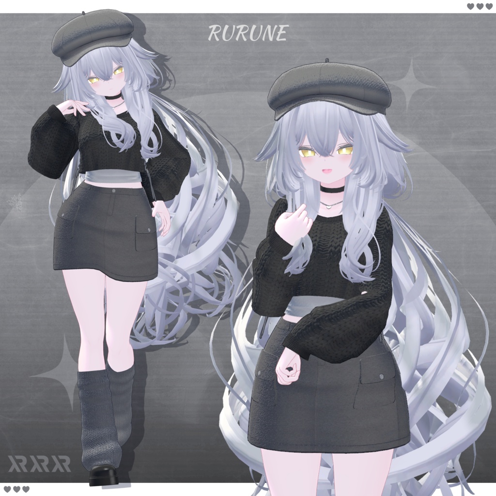 【3Dモデル】MonoCrop_6 Avatar