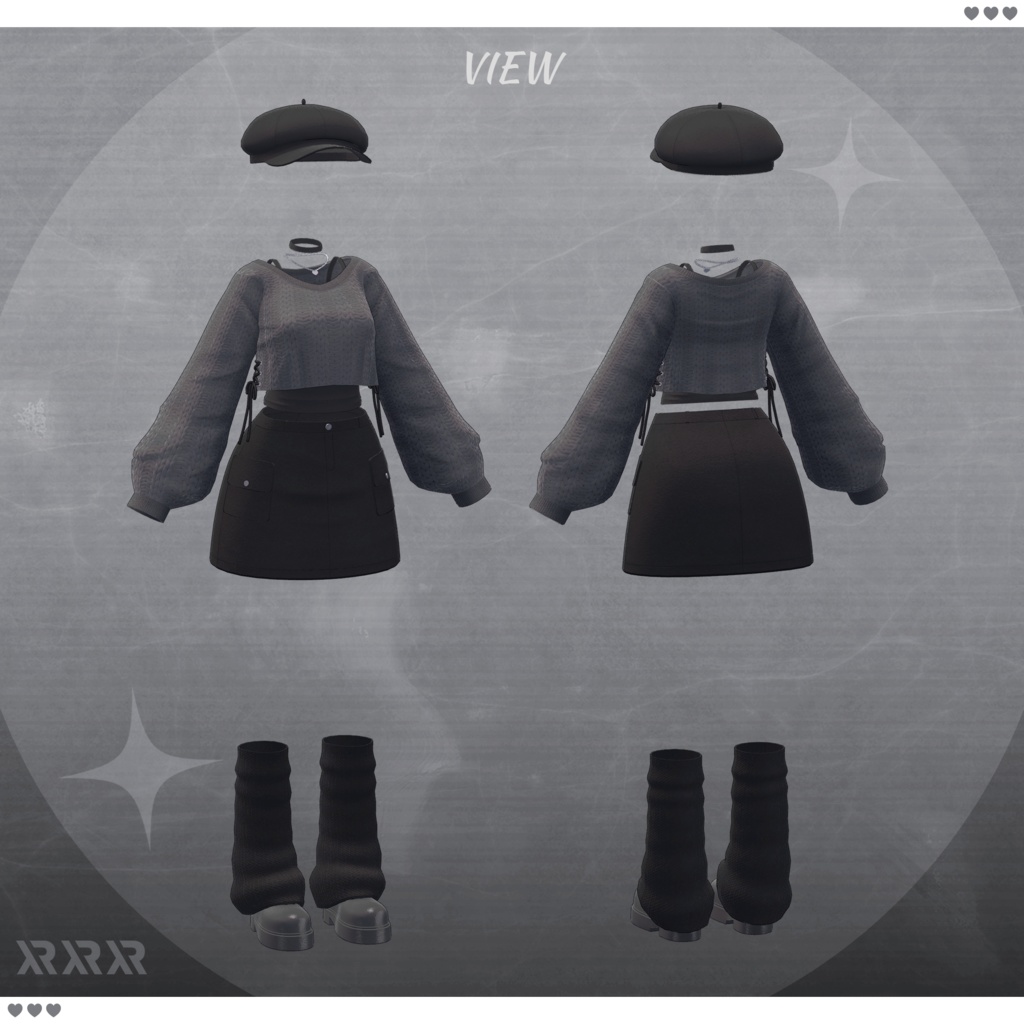 【3Dモデル】MonoCrop_6 Avatar