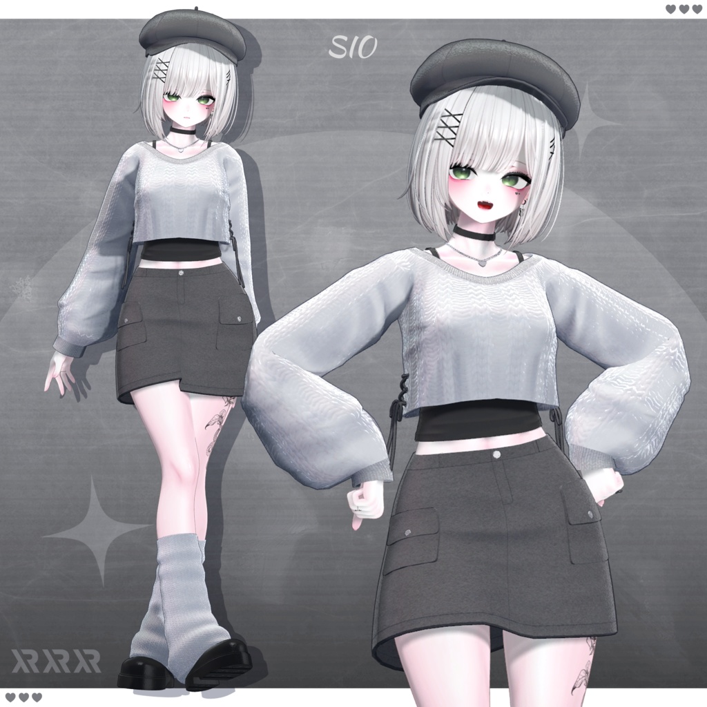 【3Dモデル】MonoCrop_6 Avatar