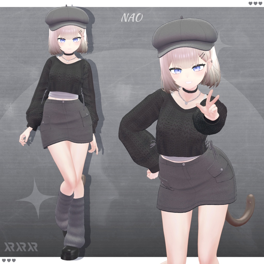 【3Dモデル】MonoCrop_6 Avatar