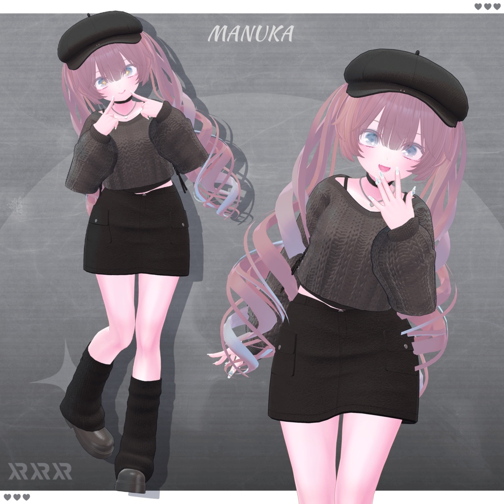 【3Dモデル】MonoCrop_6 Avatar