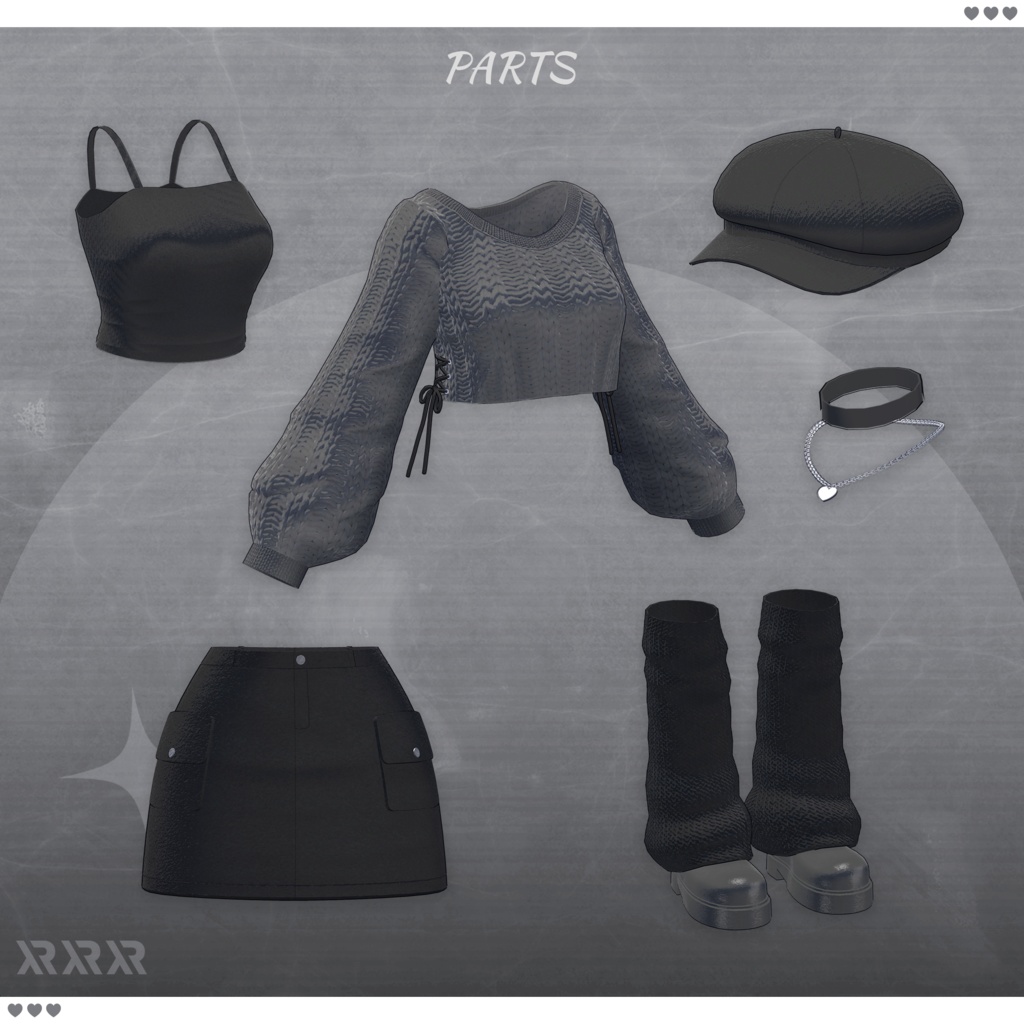 【3Dモデル】MonoCrop_6 Avatar