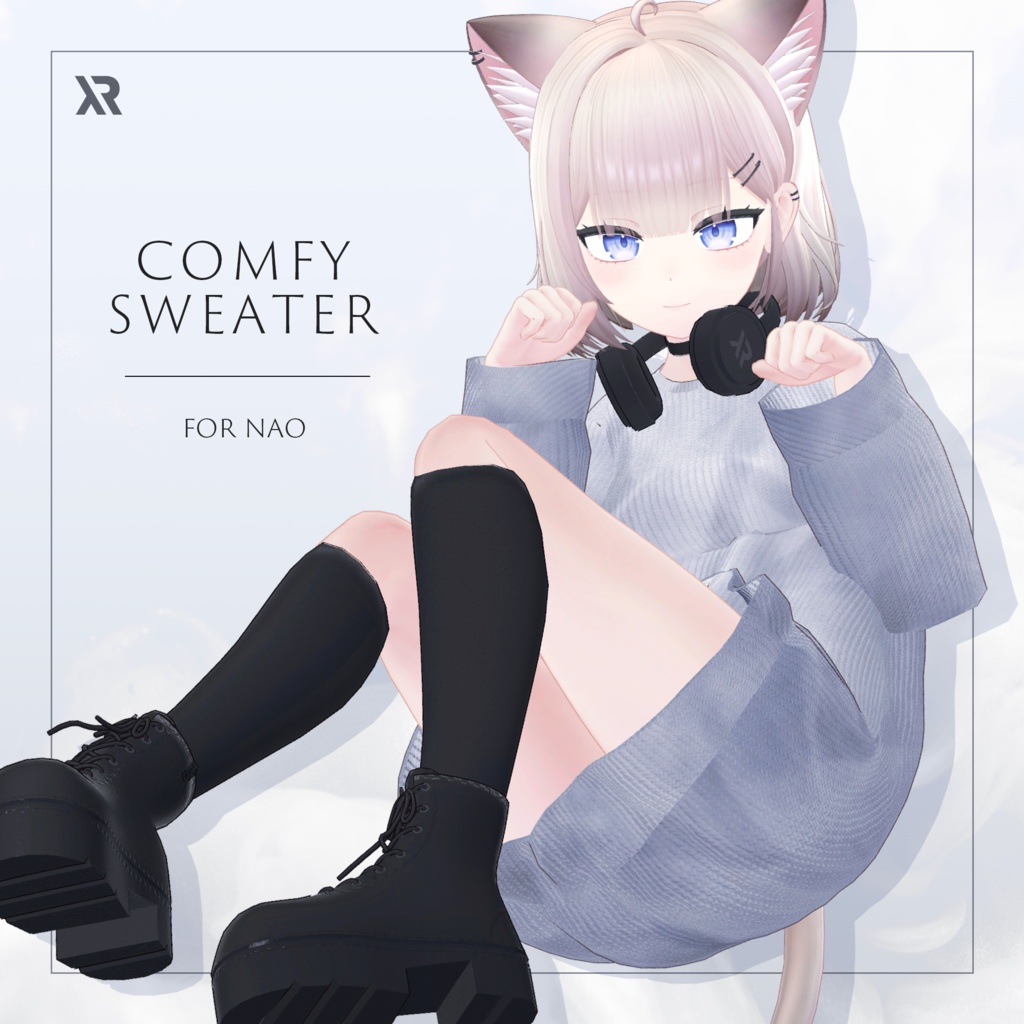 【3Dモデル】Comfy Sweater_Nao (NovaBody)