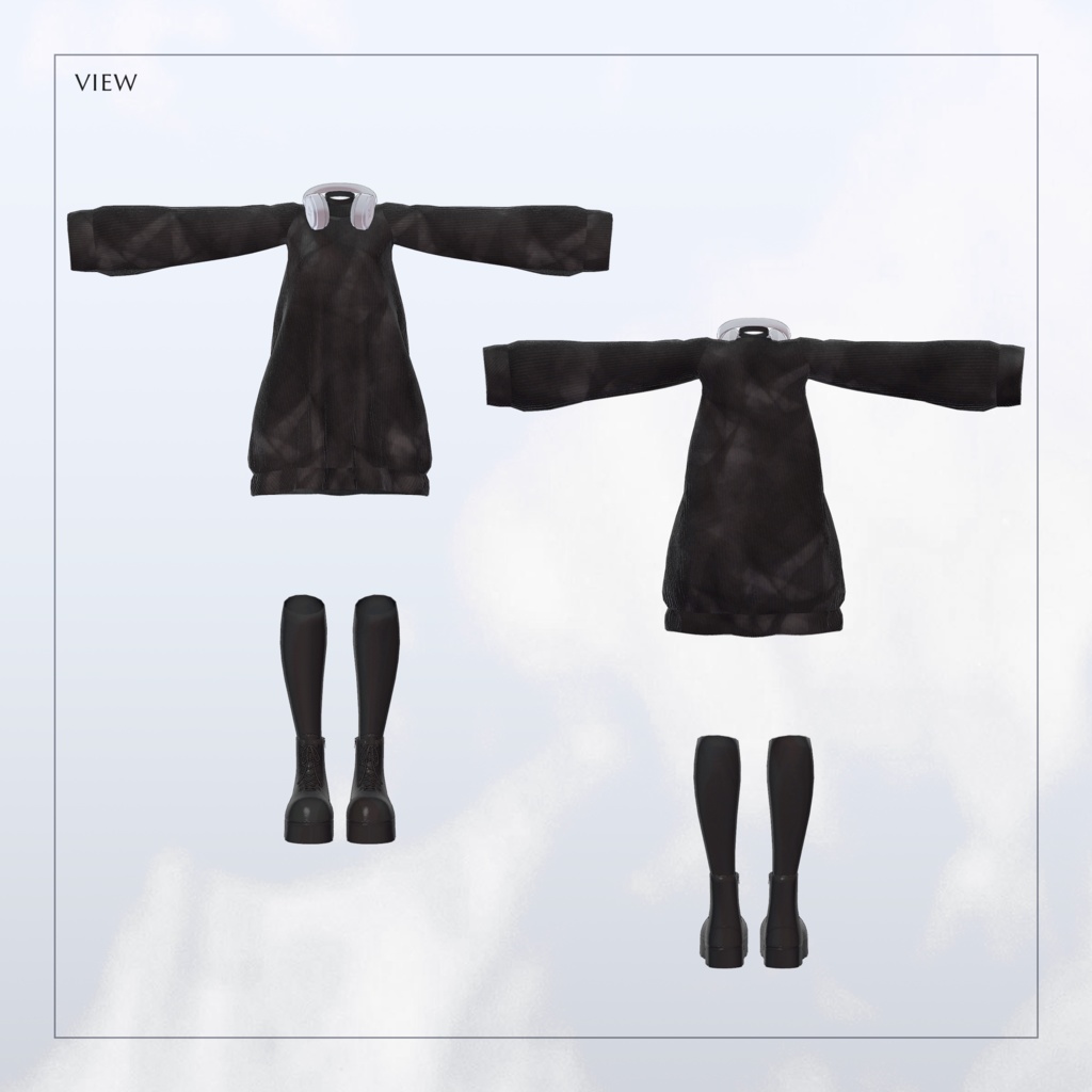 【3Dモデル】Comfy Sweater_Nao (NovaBody)